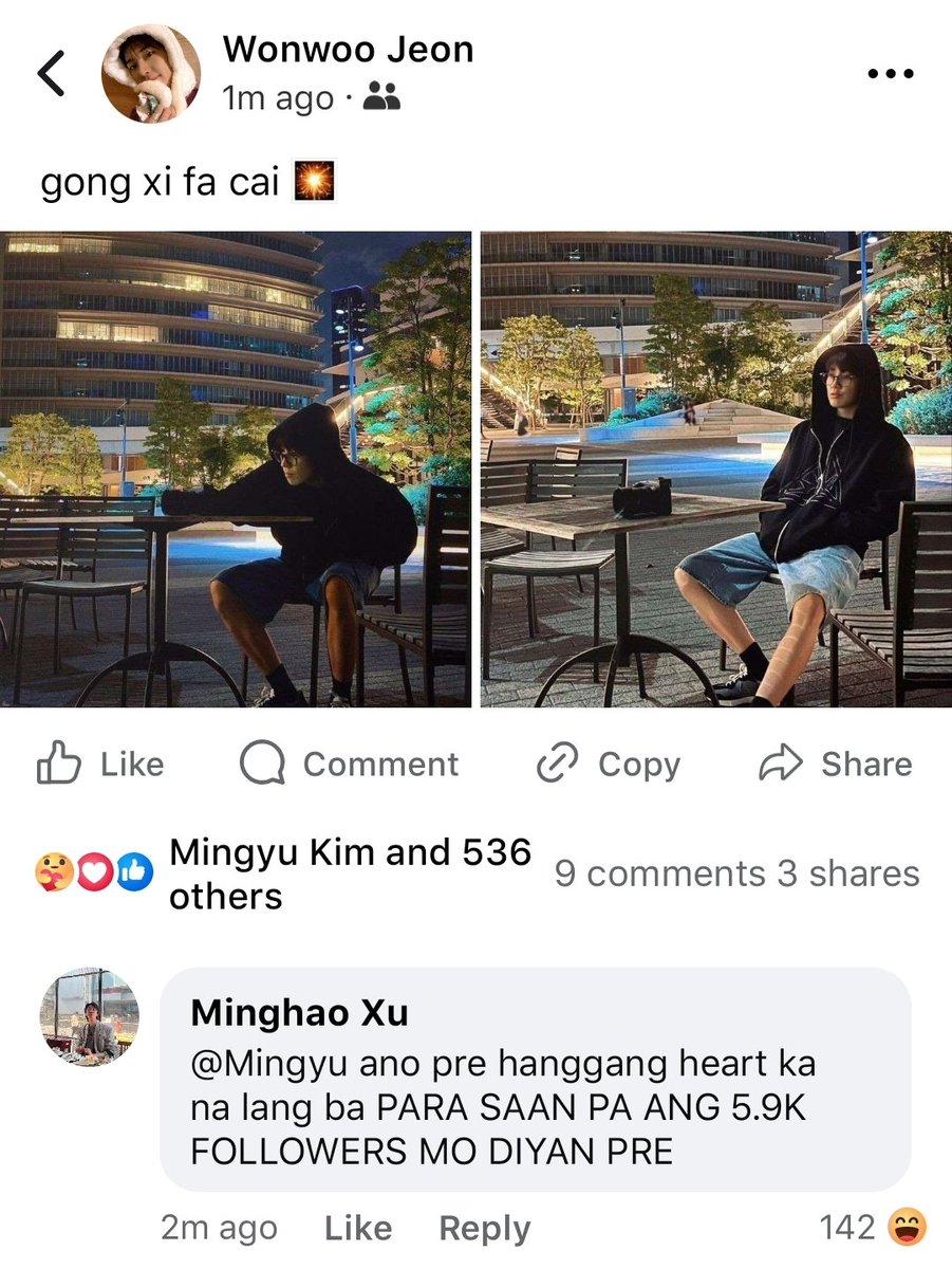 gong xi fa cai 🥢
a few twt #minwon au,

featuring ang online fb sikat torpe pro max mg and his poging chinito crush na si ww.
