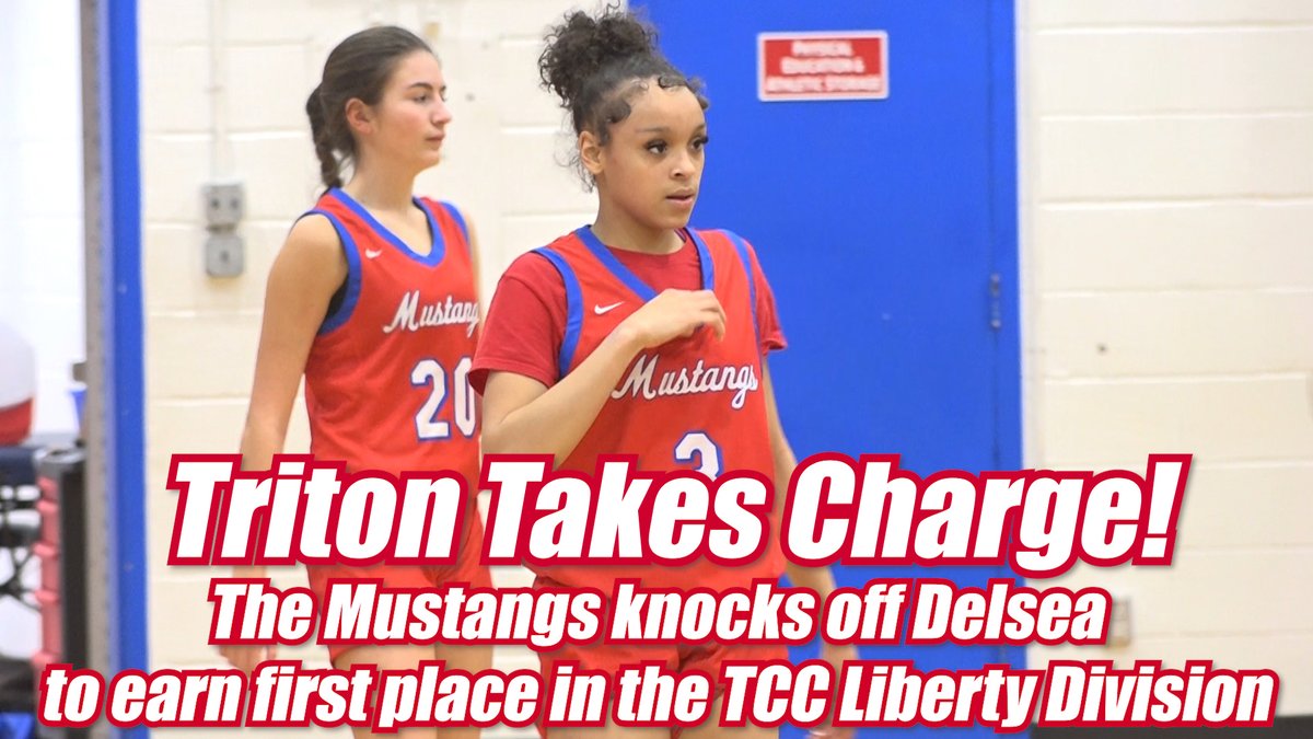 Triton took control of the TCC Liberty Division lead by knocking off Delsea for the first time in over a decade. Melannie Noel went for a game-high 16 points as the Mustangs improved to 11-5 on the season. 

Watch the FULL highlights from Triton's 37-34 win HERE:
