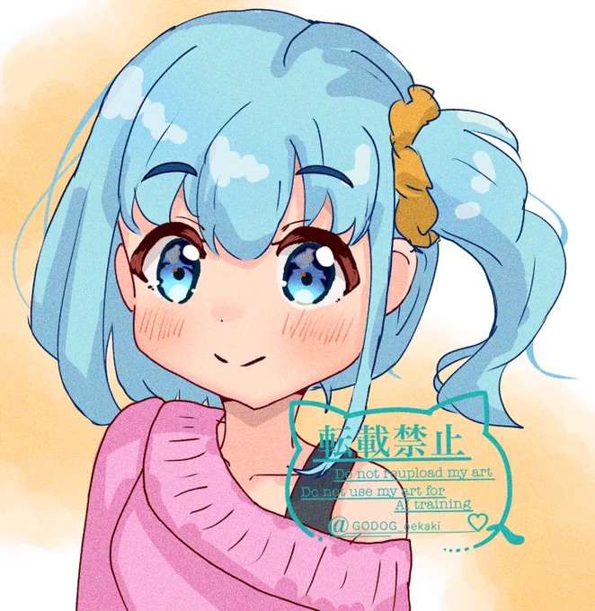 うちの子日真菜ちゃん! #イラスト