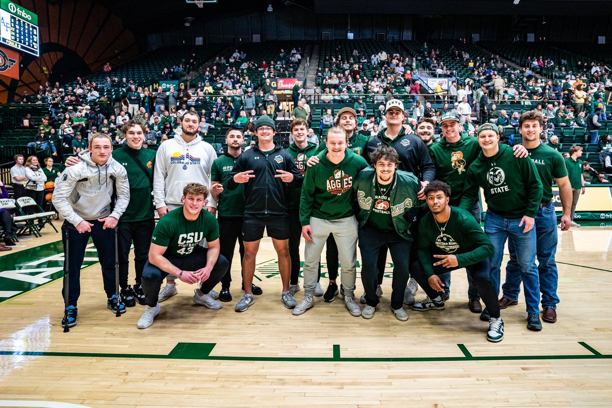 Jay Norvell (@coachjaynorvell) on Twitter photo Our team was recognized tonight at the <a href="/CSUMBasketball/">Colorado State Men’s Basketball</a> game for how they finished in the classroom in the fall!
We hit our highest team cumulative GPA in program history!
#RamGrit🐏 Our team was recognized tonight at the <a href="/CSUMBasketball/">Colorado State Men’s Basketball</a> game for how they finished in the classroom in the fall!
We hit our highest team cumulative GPA in program history!
#RamGrit🐏