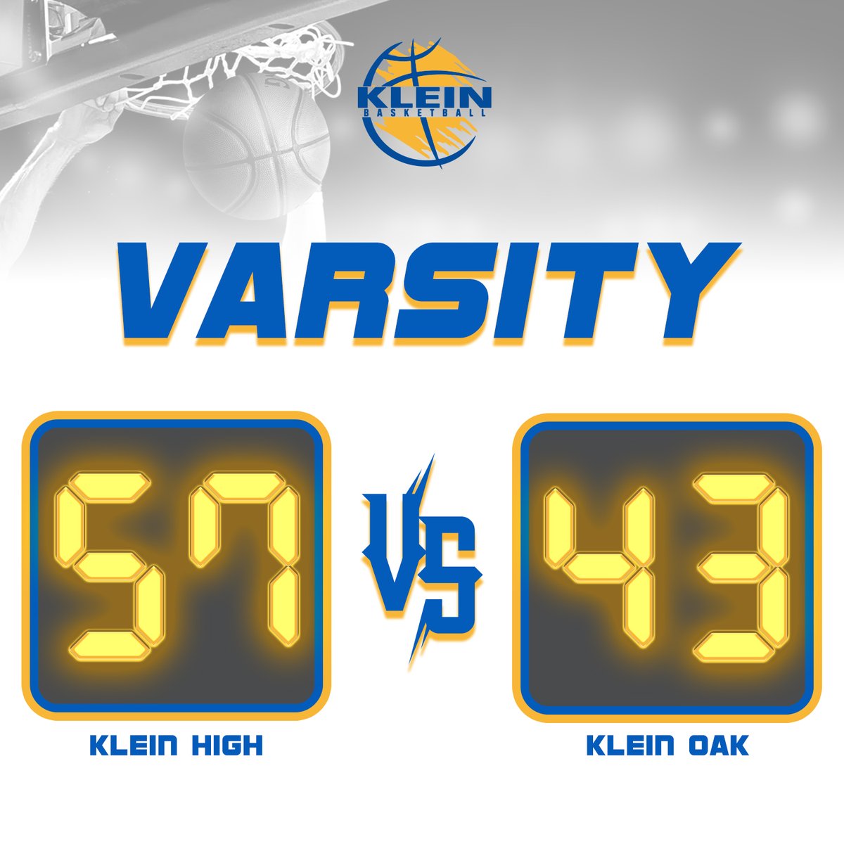 kleinbearkatsbb's tweet photo. Varsity team is on a roll! A dominating 57-43 victory tonight is fueling our push the playoffs. Are you ready to see the Varsity team in the playoffs? #victory #timeforplayoffs #PlayoffReady #Varistybasketball #kleinhighschool #highschoolbasketball #kleinbearkatbasketball https://t.co/yGInio5qQG