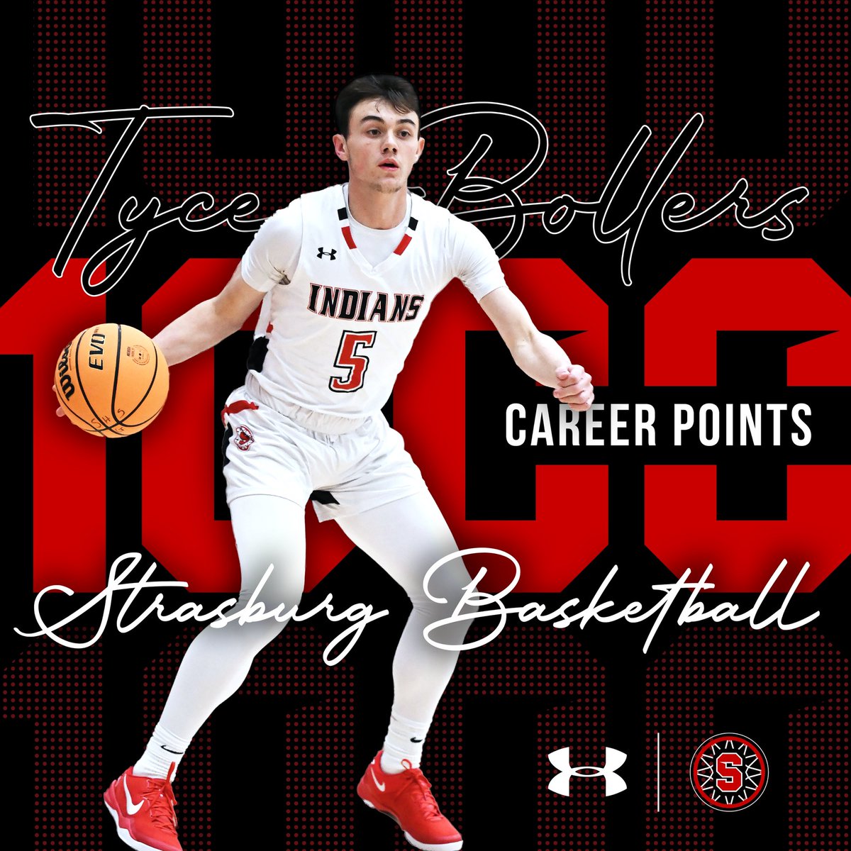 1K for <a href="/T_bollers5/">Tyce Bollers</a> with more to come. Huge congrats to our guy! Different Here. #BurgHoops