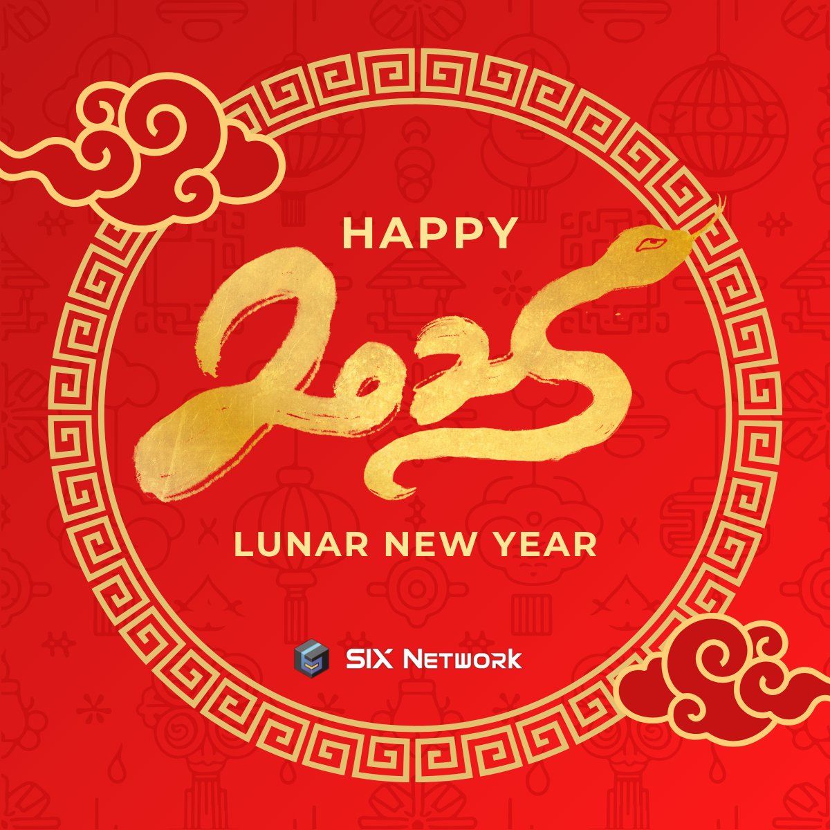 theSIXnetwork's tweet image. 🎊 Happy Lunar New Year 2025! 🎊

🎇 May this year bring limitless opportunities and new heights in the digital economy. Wishing you prosperity, innovation, and an extraordinary Lunar New Year🧧

#SIXNetwork #LunarNewYear2025