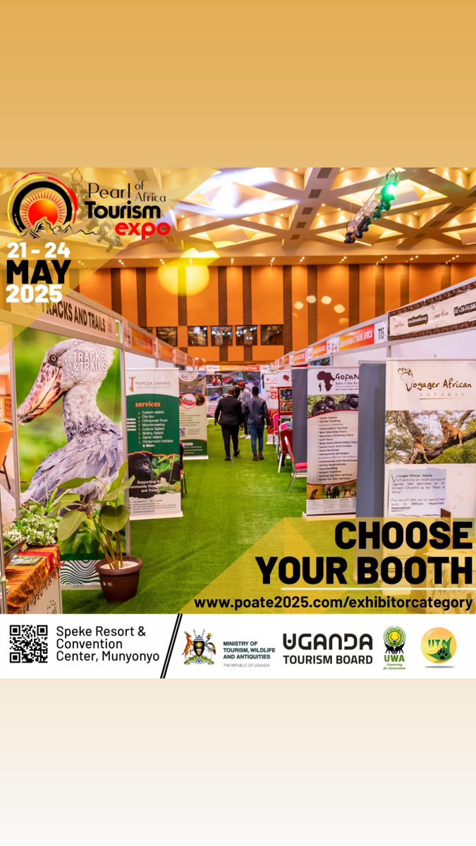 zakialucky11's tweet photo. This year’s #POATE2025 invites you to be part of a transformative journey.

 Lets explore innovative strategies, build meaningful partnerships, and shape a future where tourism drives sustainability and positive change. @MTWAUganda @TourismBoardUg @misstourismUga https://t.co/vK4PNEdOXp
