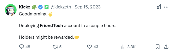 We also know better than to follow these Key Opinion Larps around while they chase clout from chain to chain and meta to meta. 

Don't worry. I will keep an eye on all the upcoming NFT mints that  our friend @kickzeth has recommended.