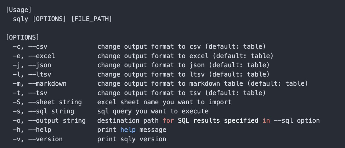 This is neat: github.com/nao1215/sqly SQL queries over local CSV, JSON, Excel, etc....