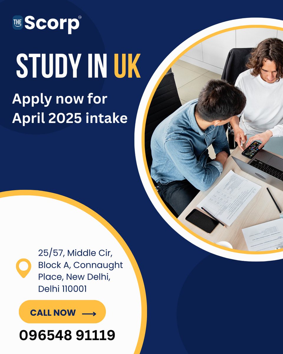 ScorpOverseas's tweet photo. 🎓 Study in the UK - April 2025 Intake! 🇬🇧Are you ready to take the next step in your academic journey? #StudyInUK #April2025Intake #UKUniversities #StudyAbroad #Scholarships #Education #UniversityApplication #StudyOverseas https://t.co/jGHm7GoMOj