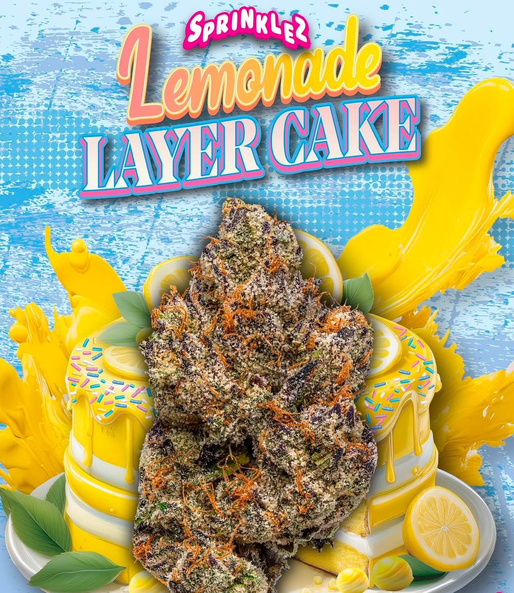 smokesprinklez's tweet photo. Lemonade Layer Cake 🍋 #Sprinklez #SOE #Za https://t.co/O7MBkSNXvu