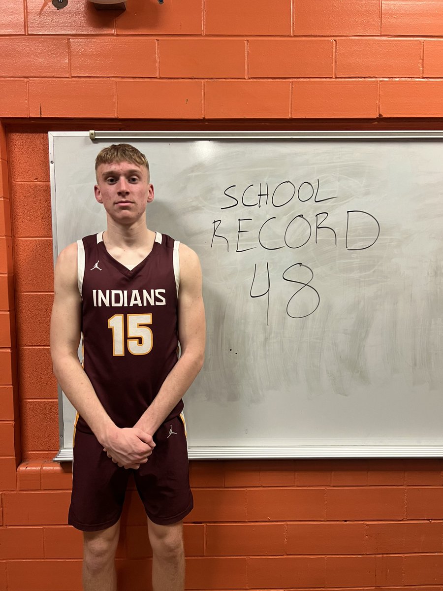 🚨 𝐒𝐂𝐇𝐎𝐎𝐋 𝐑𝐄𝐂𝐎𝐑𝐃 🚨 

🏀 𝐏𝐎𝐈𝐍𝐓𝐒 𝐈𝐍 𝐀 𝐒𝐈𝐍𝐆𝐋𝐄 𝐆𝐀𝐌𝐄

4️⃣8️⃣ pts

🗣️ 𝐒𝐀𝐌 𝐇𝐎𝐎𝐃𝐉𝐄𝐑 (SR) 

Sam finished the night with 

48 pts
10 Rebs
3 blks 

#Ubuntu | #IndianBasketball | #PrideofTheTribe