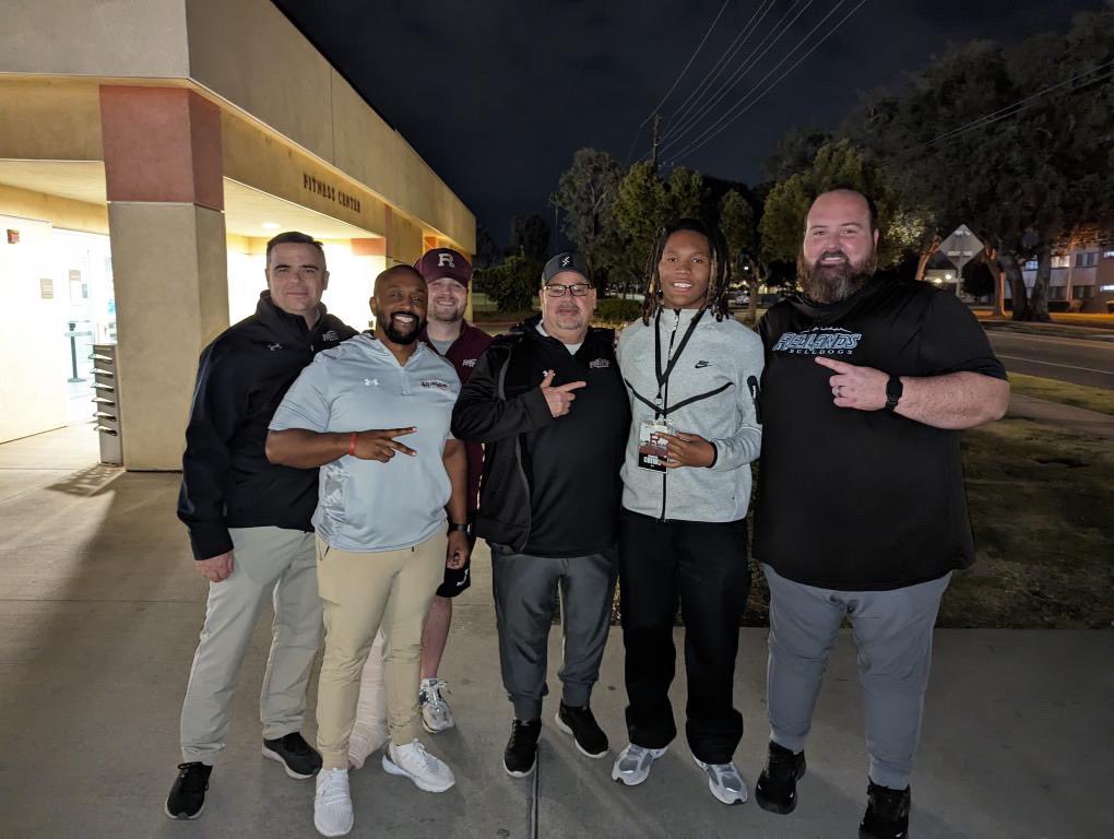 Kenneth *Pooh* Crews lll (@poohcrews32) on Twitter photo After a great visit with <a href="/UR_CoachGood/">Jim Good</a> and <a href="/UR_CoachMariani/">Joey Mariani</a> I am blessed to have received a offer from <a href="/UofR_Football/">Redlands Bulldog Football</a>
<a href="/KentCrews59/">KentCruz</a> <a href="/MaxTaufaao/">Max Taufaao</a> <a href="/CoachDiego_/">Diego</a> <a href="/CoachAgno/">George Anagnostopoulos</a> <a href="/paula_talanoa/">paula talanoa</a> <a href="/Aquinas_Falcons/">Aquinas Falcons Football</a> After a great visit with <a href="/UR_CoachGood/">Jim Good</a> and <a href="/UR_CoachMariani/">Joey Mariani</a> I am blessed to have received a offer from <a href="/UofR_Football/">Redlands Bulldog Football</a>
<a href="/KentCrews59/">KentCruz</a> <a href="/MaxTaufaao/">Max Taufaao</a> <a href="/CoachDiego_/">Diego</a> <a href="/CoachAgno/">George Anagnostopoulos</a> <a href="/paula_talanoa/">paula talanoa</a> <a href="/Aquinas_Falcons/">Aquinas Falcons Football</a>