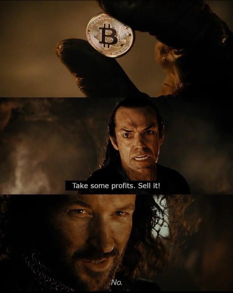 I will HODL my #Bitcoin until I am unalive-for that is my purpose