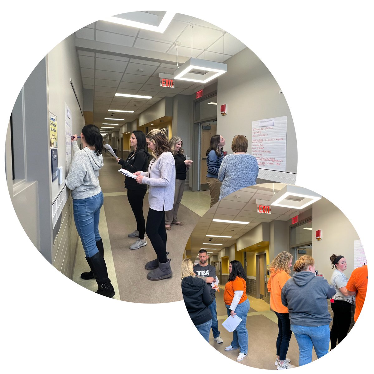 Mulcahey staff unpacking trends within our classrooms and engaging in collaborative conversations to strengthen student learning.   #thisismulcahey <a href="/Taunton_Schools/">Taunton Public Schools</a>