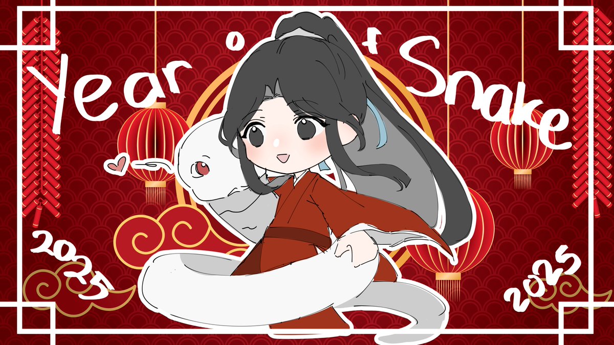 YakitateNoSanma's tweet image. Happy Chinese New Year~!!
was planning to put YWH alongside Xiao Bai and Qingshi, but I ran out of time to draw... so anw
#MISVIL #SongQingshi #XiaoBai #ChineseNewYear2025