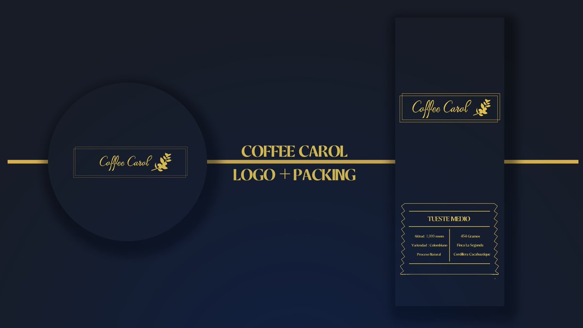 Logo + Packing for "Coffee Carol" company