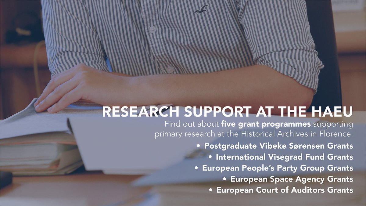 EUI_HistArchEU's tweet image. Planning to carry out research at the HAEU this year? Check out our grant programmes--you might be eligible to apply!
Two #CFAs open next week!
loom.ly/1SnXxKg
#history #research #grants #twitterstorians