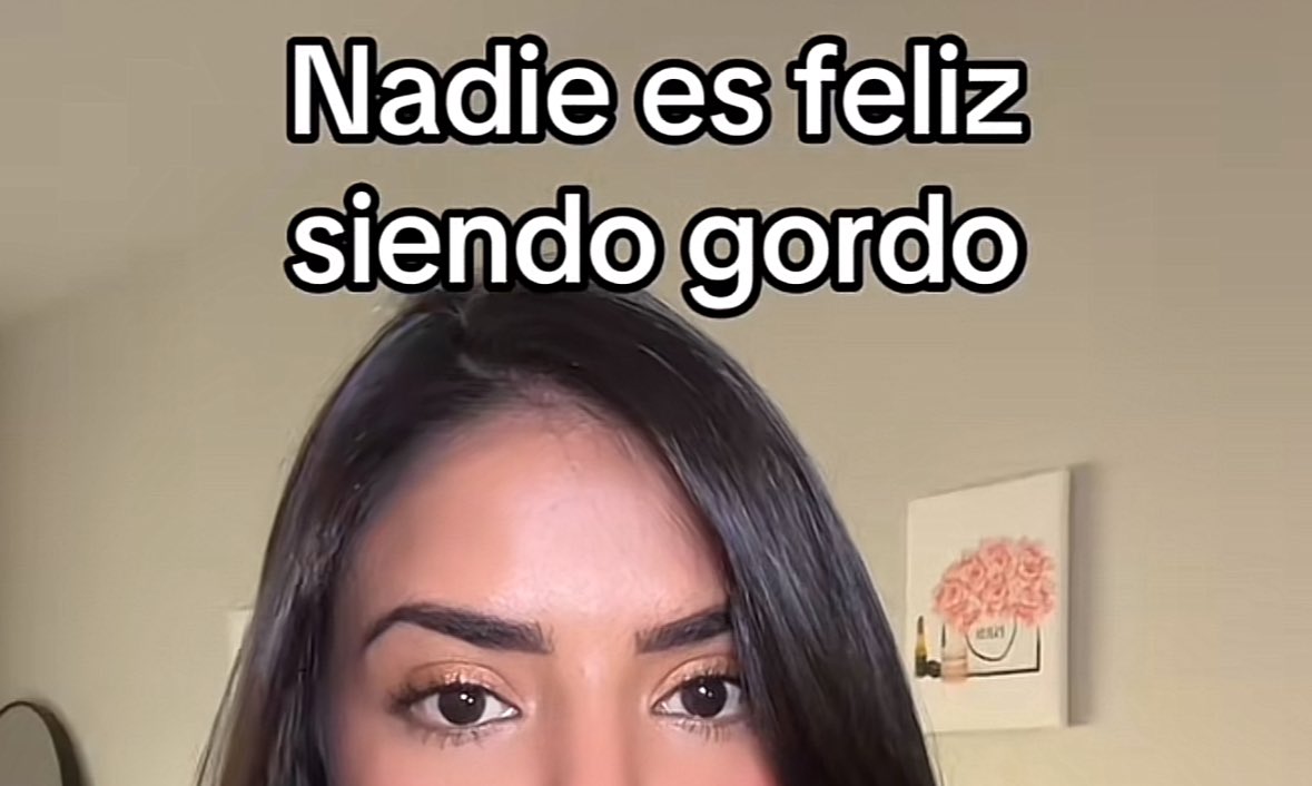 por eso mi único momento de felicidad fue cuando era delgada 😔