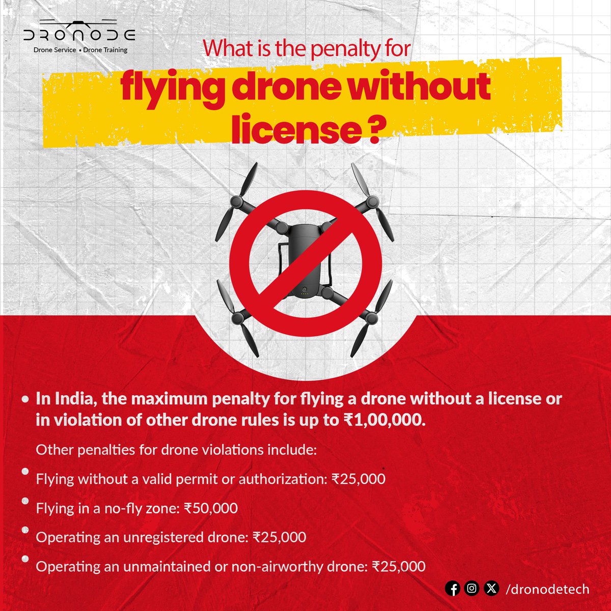 dronodetech's tweet photo. "Rules are meant to guide, not bind."
.
.
.
.
.
.
.#DroneNoFlyZone #DroneSafety #AerialAwareness #NoFlyZone #DroneRegulations #FlyingDrones #DroneUAV #AirspaceRules #DronePilots #AviationSafety #BannedAreas https://t.co/Wf1Bk6514C