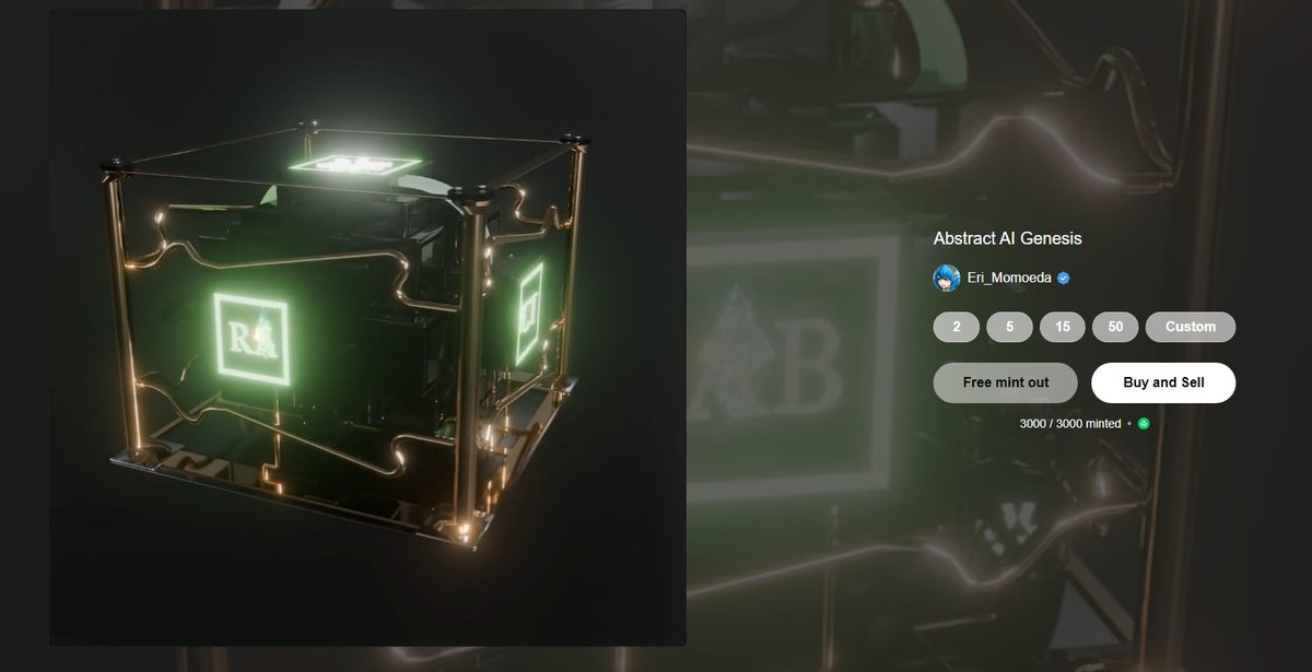 Sold out!!!
3,000Mint❤️‍🔥
ME↓
magiceden.io/collections/ab…