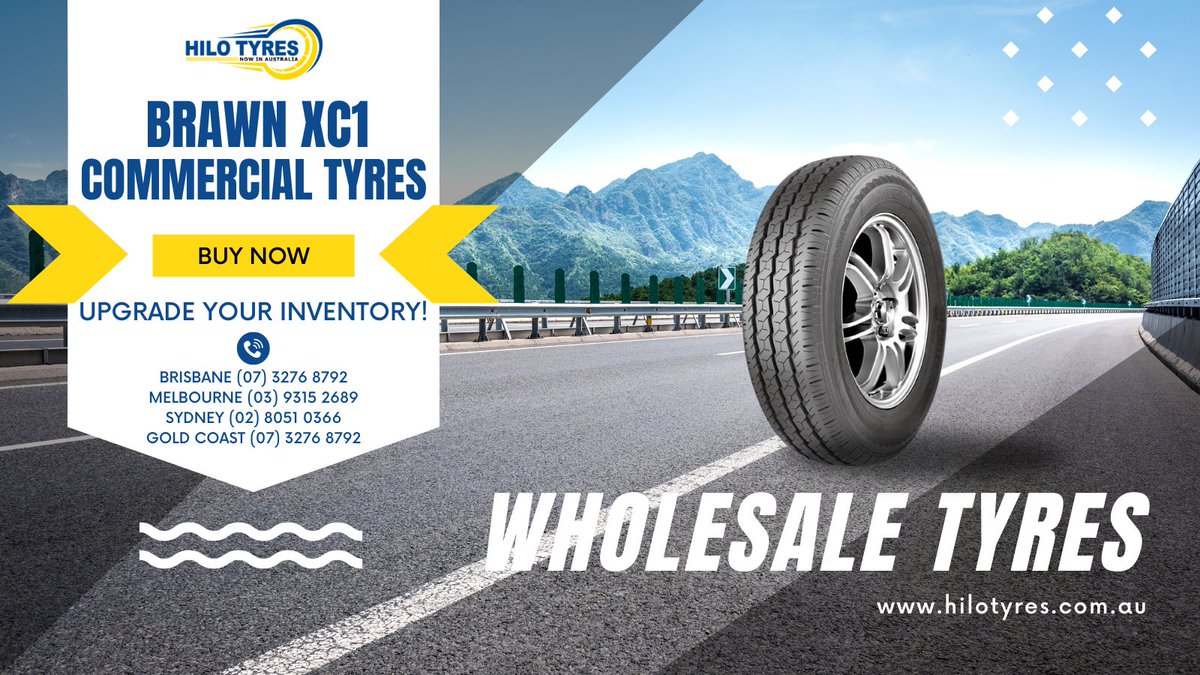HiloTyres's tweet photo. Retailers, give your customers the best in #commercialtyres with #HiloBrawnXC1—designed for heavy-duty performance, exceptional grip, and long-lasting durability on #Australia’s toughest roads!
(07) 3276 8792 | (03) 9315 2689 | (02) 8051 036
https://t.co/eXMAkbsHnr

#tyres https://t.co/8LrRUS0UEN