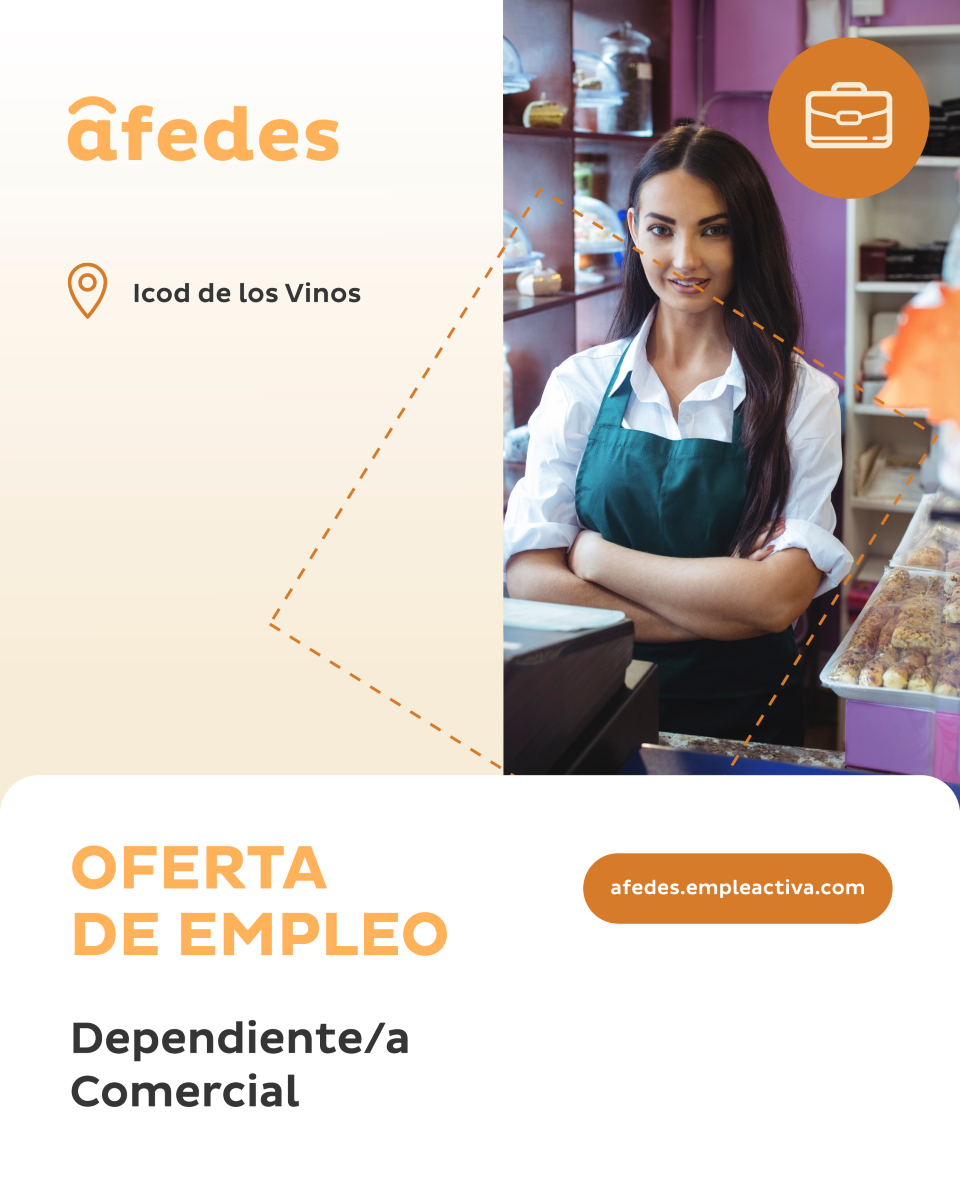 ¡Consulta las ofertas de empleo abiertas en nuestra página web!

Técnico/a de inserción, formación, información y empresas: 
Logopeda
Si estás interesado/a, no dudes en contactar con nuestro Servicio de Empleo llamando al 922815921

#afedesempleo #ofertadeempleo #afedesasociación
