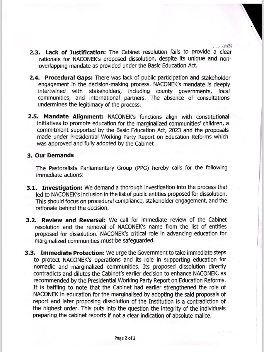 Kenya Pastoralist Parliamentary Group- PPG tweet media