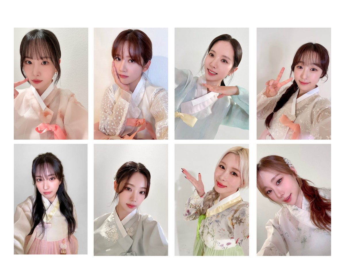 veunseyo's tweet photo. also, here are the rest of the Seollal selfies featuring all my girls! ♡ https://t.co/vdT4PPYj6v