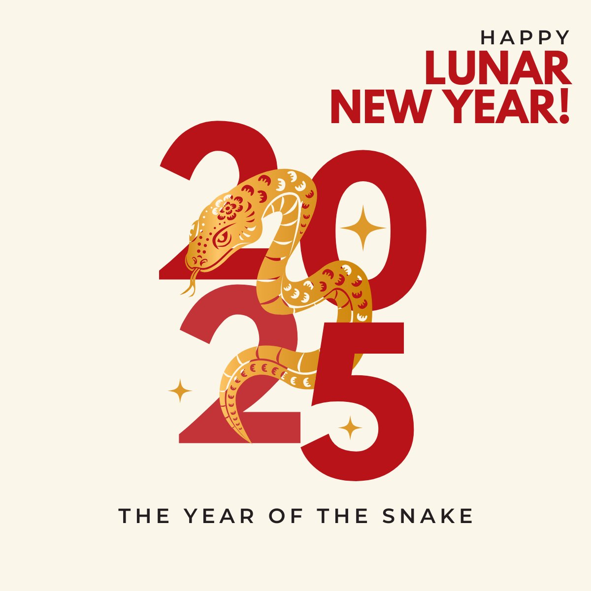 Gong Xi Fa Cai! 🎉🎉

Lunar New Year is a celebration of the start of the lunar calendar.  

2025 is the year of the snake 🐍, a symbol of wisdom and transformations; this is a good year to get into a new hobby or learn a new skill!