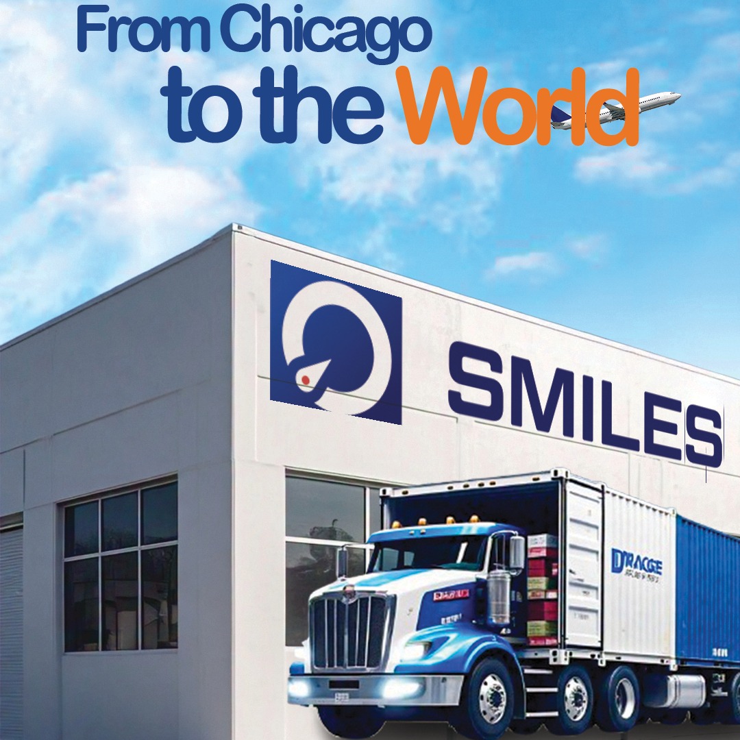 Smiles_LGS's tweet image. From Chicago to the world 🌍, we deliver with excellence! Trust Smiles Logistics for reliable global freight solutions. 🌟 #LogisticsDoneRight