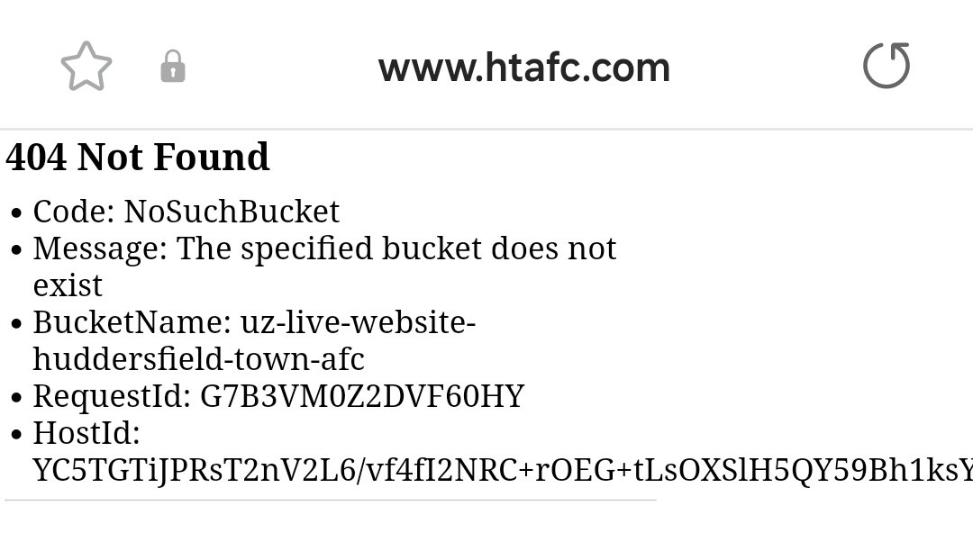 Now even the website doesn't work as it should. Get it on the treatment table if there's any room left! 🫣 #htafc
