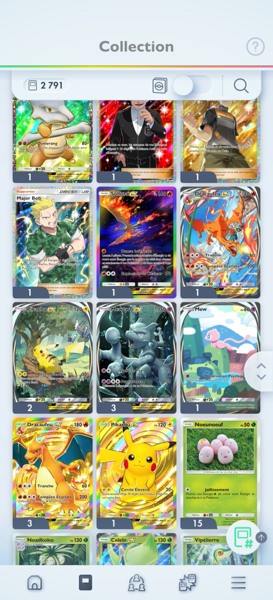 Floflolasticot's tweet photo. Quesque je vais foutre de 3 dracaufeu gold moi #Pokemon #PokemonTCGPocket https://t.co/as7XFilvR8