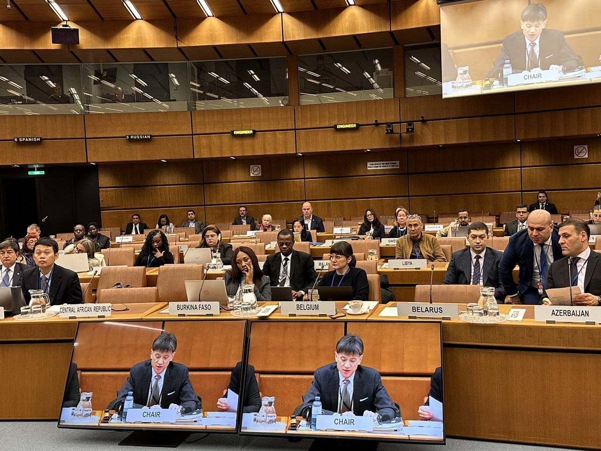 #HappeningNow!
Chaired by #Japan 🇯🇵 >150 pax from 55 countries reconvene for the 2nd intergovernmental expert group meeting to develop #UN Model Strategies on Reducing #Reoffending. Once approved, these will constitute the main normative legacy of the <a href="/CrimeCongressUN/">UN Crime Congress</a> in #Kyoto.