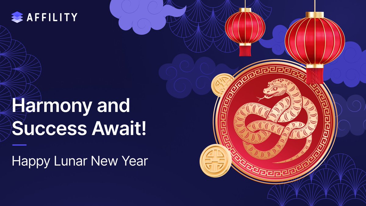 🎉🌕✨ Happy Lunar New Year 2025! ✨🌕🎉

As we welcome the Year of the Snake 🐍, Affility celebrates a year of harmony, success &amp; endless opportunities! Thank you to our amazing community, partners, &amp; clients for your trust. Here’s to a prosperous 2025!🌟#LunarNewYear #Affility