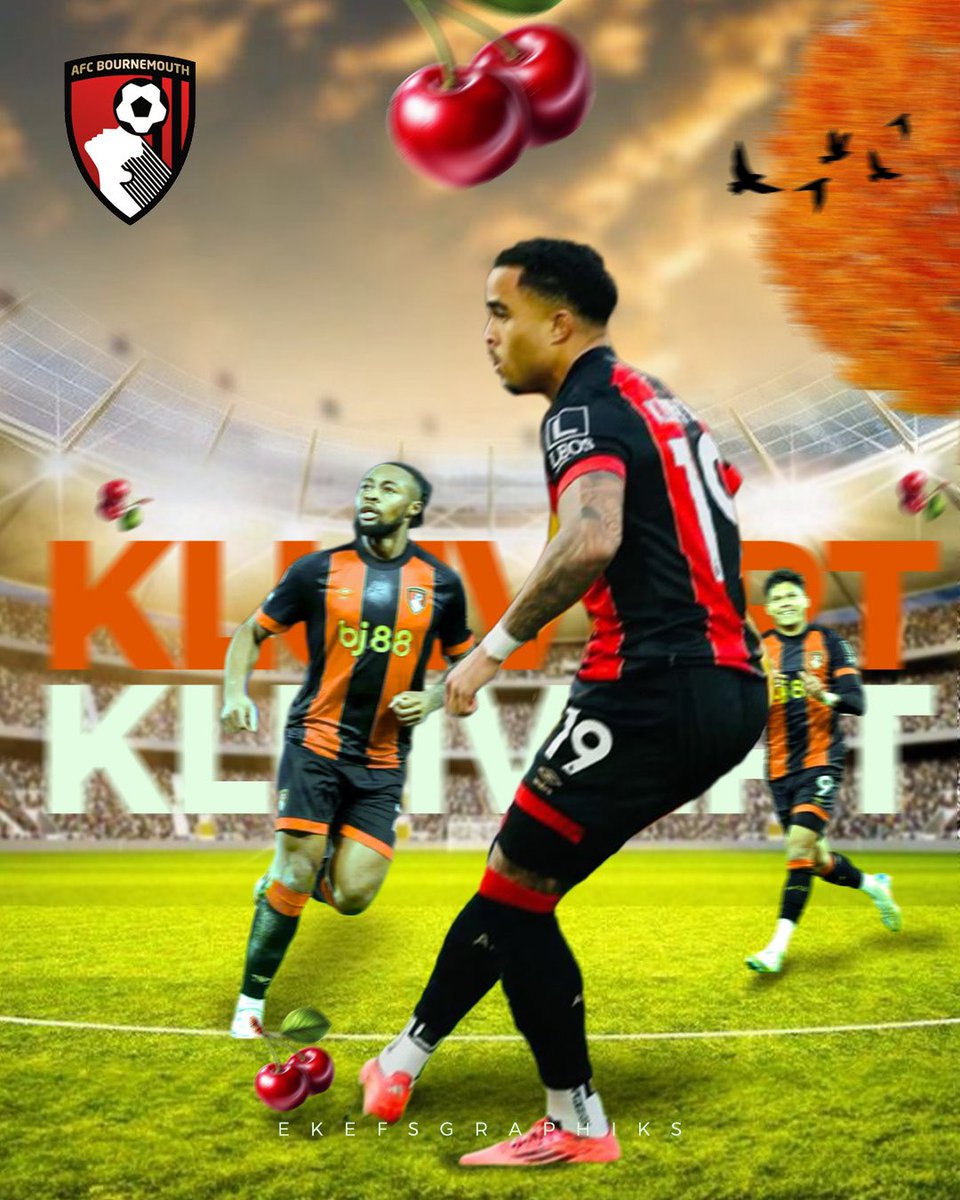 Will_Dread's tweet photo. #brainiacdesignchallenge here is what I tried to do last night… cherry at the top @justinkluivert #bournemouthfc https://t.co/uHrLRQ3VwS