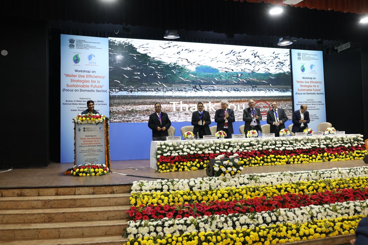 OfficialIPA's tweet image. A Look Back at TECHNICAL SESSION: Water for All – Unlocking Efficiency in India’s Water Management

#WaterForAll #SustainableWaterManagement #WaterEfficiency #IndianPlumbingAssociation #IPA #JalShakti #NationalWaterMission #SaveWater #PlumbingForFuture #EveryDropMatters