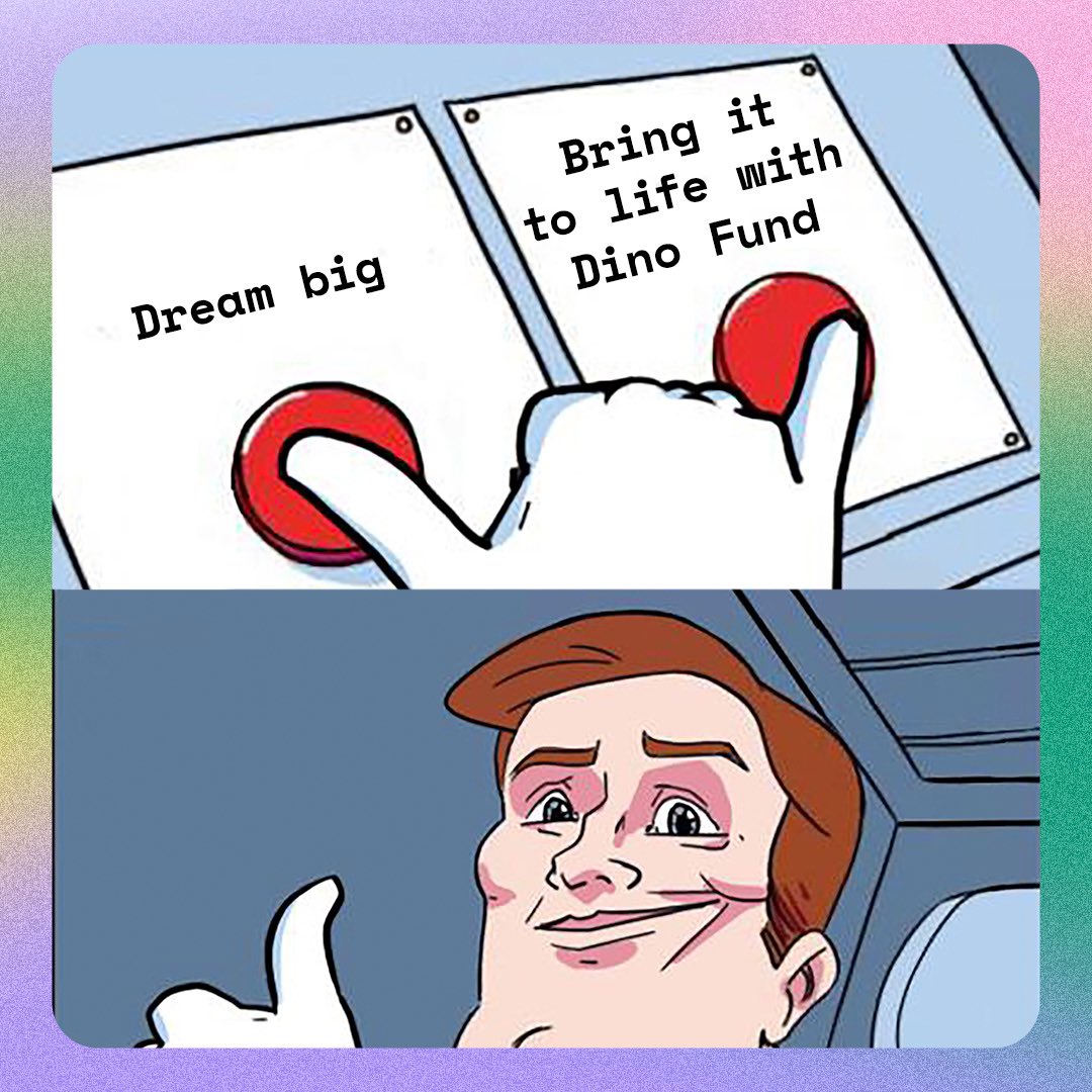 Why choose? Dino Fund is here to make your killer idea unstoppable. Let’s press all the right buttons together!

#GameOn #DinoFund #DinoDigital #GameDeveloper #Gamer #IndieGame #IndieGameDeveloper #GameLife #PlayMode #GameOn