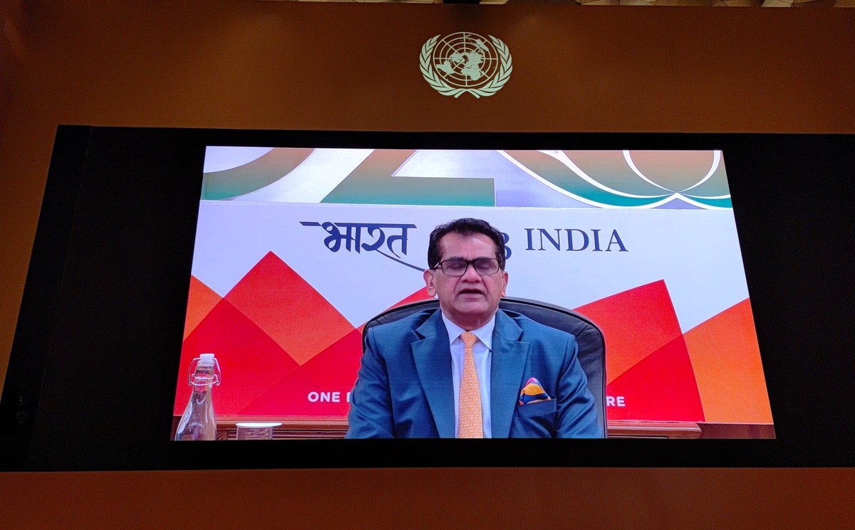 "Digital Public Infrastructure created a completely new generation of technology
companies. #India built close to 108 #unicorns in this period, which use the power of #DPI. These aren't just
payment companies - they're healthcare #startups using the health stack, #lending