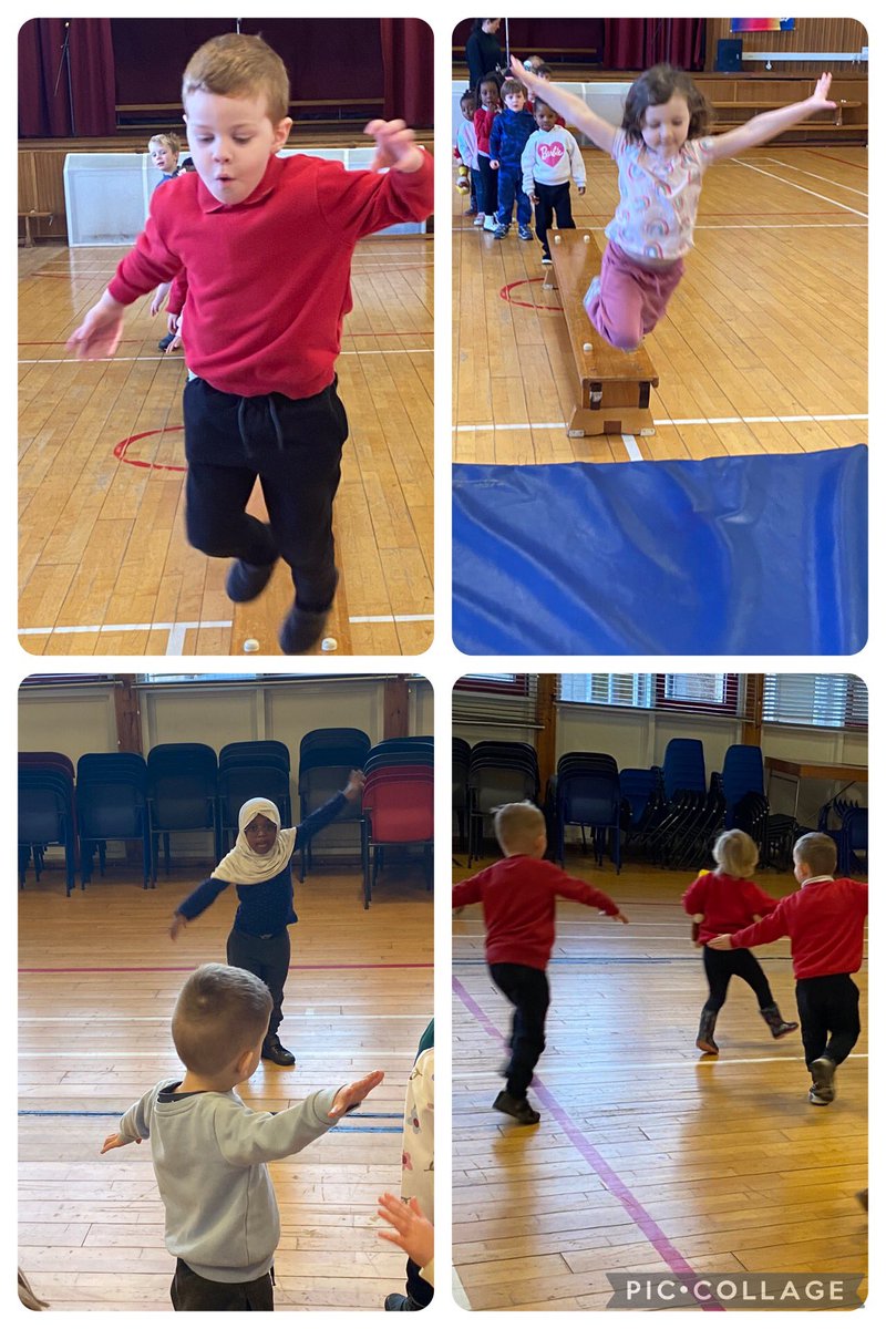 Continuing on with our interest in movement - which has included making LOTS of paper aeroplanes - we decided to do some different aeroplane activities at the gym hall today. We used our bodies to take off, fly, race and make a safe landing.
