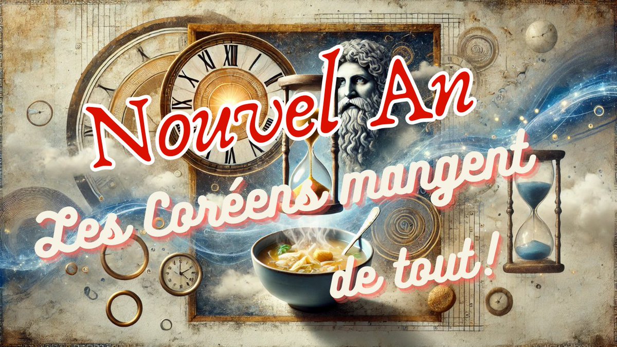 MayaCoreen's tweet photo. Que mangent les Coréens au Nouvel An ? Du tteokguk ? Pas que ça ! Découvre la surprise ! #nouvelan #bonneannee #culturecoréenne #coreedusud https://t.co/kE5JTGSvRH Merci pour votre diffusion de cet article. https://t.co/3M8Lf3mWAN