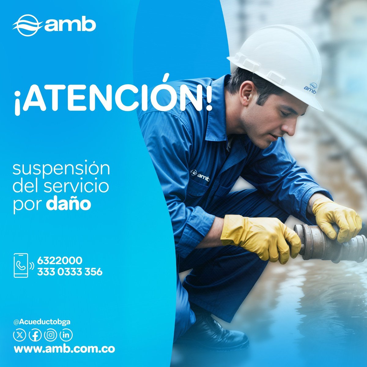 acueductobga's tweet photo. 🚧#DeServicio Suspensión por tubo roto matriz en Provenza, se afectan:

Provenza
Fontana
Cristal Alto y bajo
El Rocio
Coaviconsa
Porvenir
Ciudad Venecia
Toledo Plata
Dangond
Marianella
Manuela Beltrán
Zona Ind. Bga 
T. de Transportes
Pilas del sector

🕕 Restablecimiento 4:00 p.m https://t.co/p9oitB5CBj