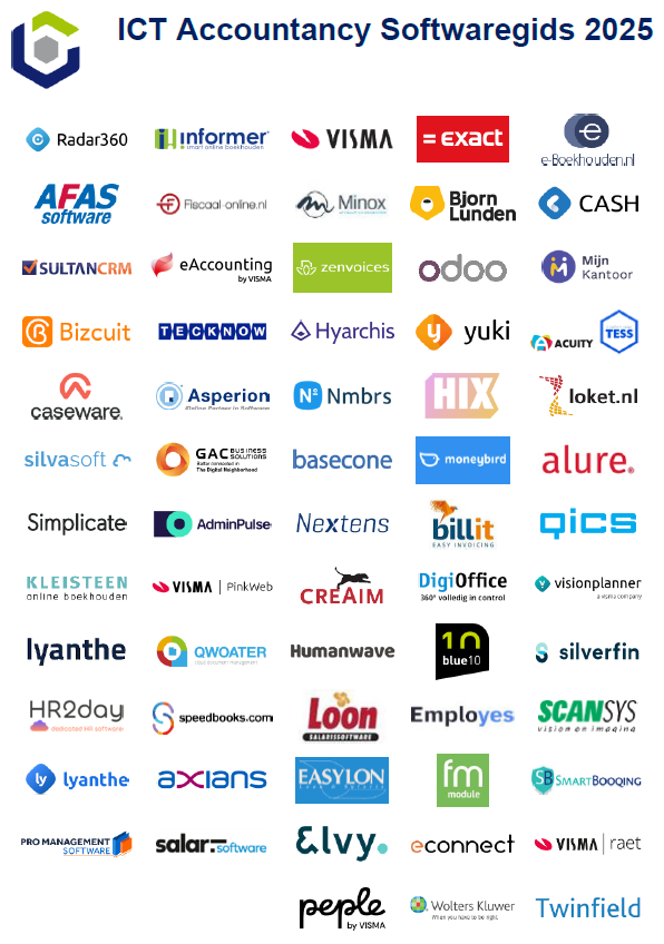 ICT Accountancy softwaregids 2025 telt zo'n 100 oplossingen. Fiscale aangiftesoftware qua aanbod het laagst met, net als vorig jaar, slechts 5 aanbieders.  Naar Gids softwarepakketten.nl/bericht/5120&b…