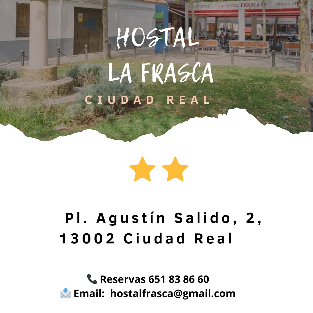🌋 ¿DÓNDE ALOJARTE | PARTE 3 🏨✨
🤝 Colaborando con la Asociación Provincial de Empresarios de Hostelería y Turismo de Ciudad Real te llevamos a Argamasilla de Calatrava, Carrión de Calatrava y Ciudad Real. 
💻 Descubre más en 👉 geoparquevolcanesdecalatrava.es #HosteleríaCiudadReal