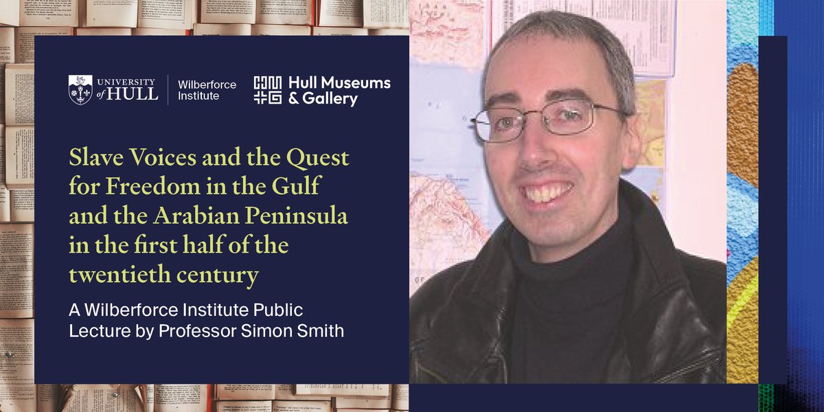 There is still time to book ‘Slave Voices and the Quest for Freedom in the Gulf and Arabian Peninsula’ today at 16.30 GMT with Professor Simon C Smith. More info here: eventbrite.co.uk/e/slave-voices…