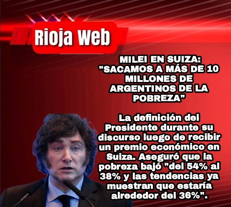 RiojaWebNoticia's tweet photo. @JMilei EN SUIZA https://t.co/Q0YpBHQoC3