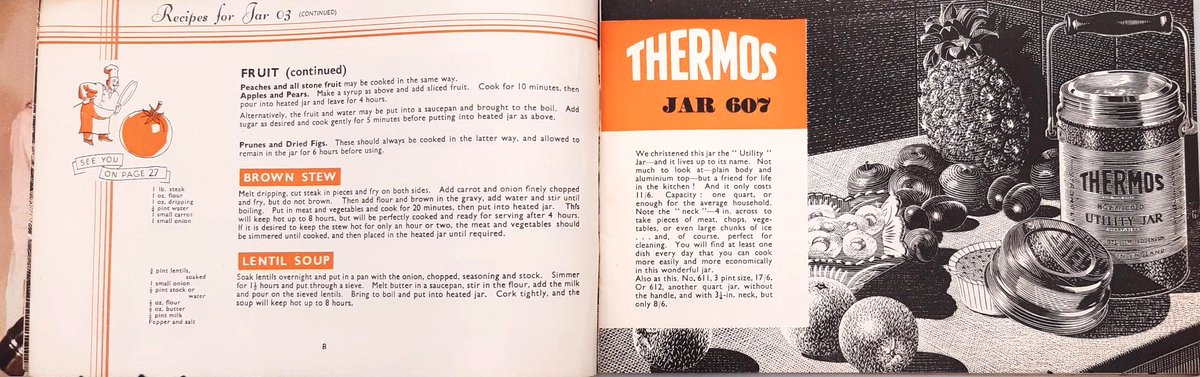 It’s definitely soup weather🥣A small collection from our food &amp; drink history collection offers some hearty recipes &amp; great design too.  
Watercress Cookbook, 1977 (ED PAM 126) Good Soups, 1945 (AS 601) Thermos Economy Cooking, 1955 (ED PAM 129 365 Tasty Dishes, 1906 (ED 343)