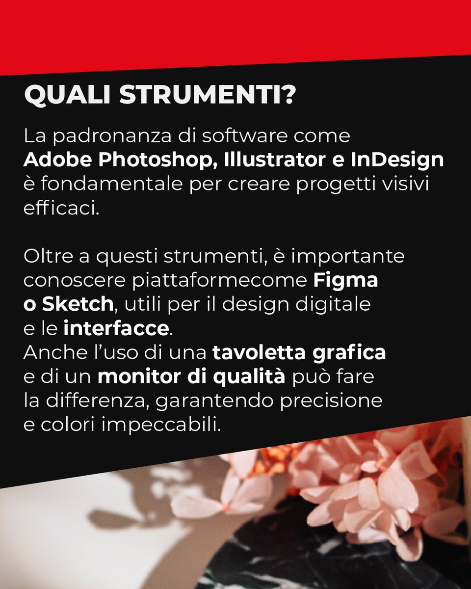 iMasterArt's tweet image. 🎨 Il ruolo del #grafico oggi è fondamentale per trasformare idee in immagini.💡✨

👉 Visita il link in bio e scopri di più!

#iMasterArt #AdvancedTraining