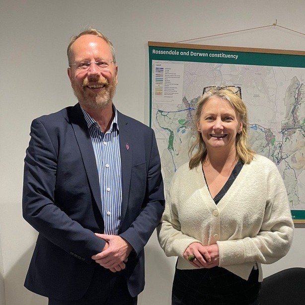 We enjoyed meeting <a href="/AndyMacNaeMP/">Andy MacNae MP</a> to discuss how heritage can improve people's lives in Rossendale and Darwen recently.

This part of East Lancashire has many amazing historic places that boost local pride and provide opportunities for new homes, jobs and growth.