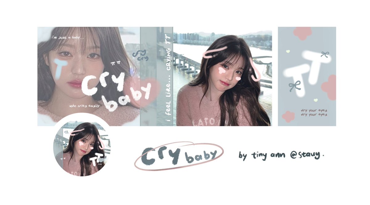 ᯓᡣ𐭩 . . Retweet this if u want layout "CRY BABY" by <a href="/stauy/">tiny ann! ᐢ..ᐢ</a>