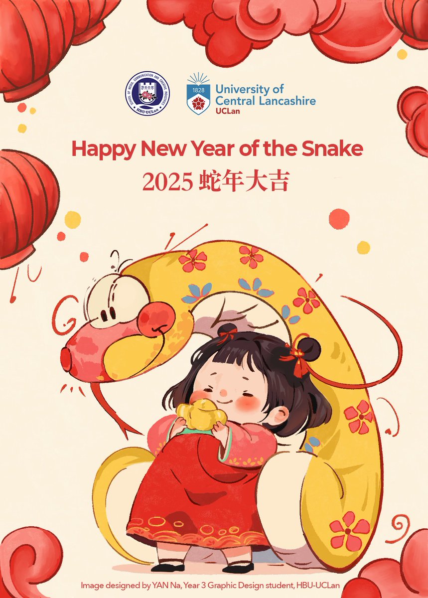 Today marks the beginning of the Lunar New Year. The Year of the Snake runs from 29 January 2025 to 16 February 2026. 

Don't miss our Lunar New Year celebrations today taking place in the Student Centre at 2:30PM