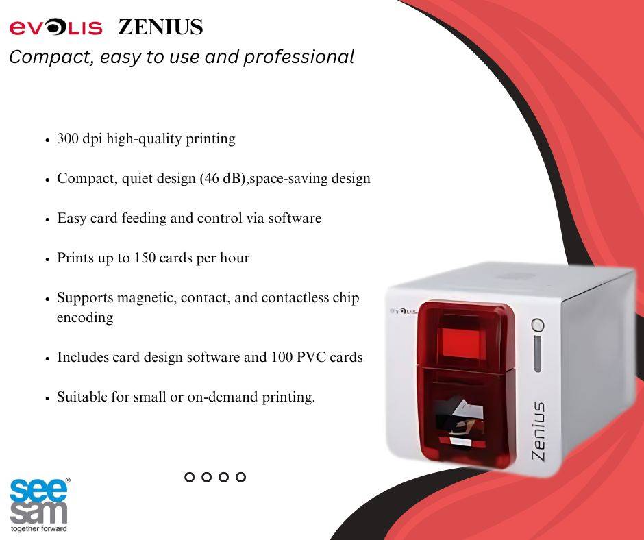 SeeSamSolution's tweet image. Small in size, big on performance – Zenius Evolis gets the job done 
#Zenius #Evolis #SeeSamSolutions