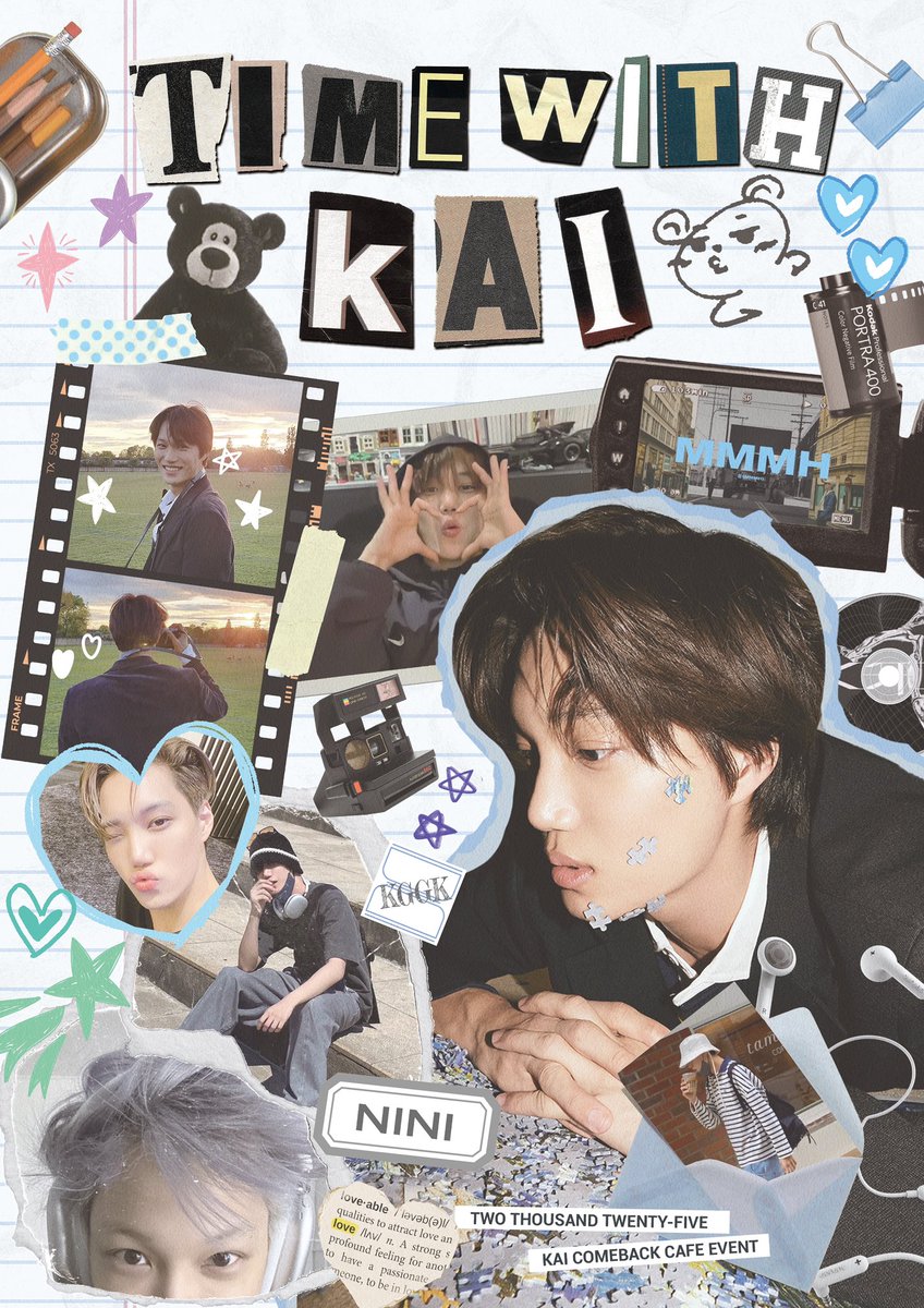 kaicomeback0210's tweet photo. 🧸ᴋᴀɪ ᴄᴏᴍᴇʙᴀᴄᴋ ᴄᴀꜰᴇ ᴇᴠᴇɴᴛ🧸
‘ᴛɪᴍᴇ ᴡɪᴛʜ ᴋᴀɪ’
🗓️ 25.02.08-25.02.09
📍홍대 CAFE2734
#Time_With_KAI
#종인이_소집_잠금해제
🎁RT 추첨을 통해 소정의 선물을 보내드립니다 https://t.co/VY9XxvyUwN